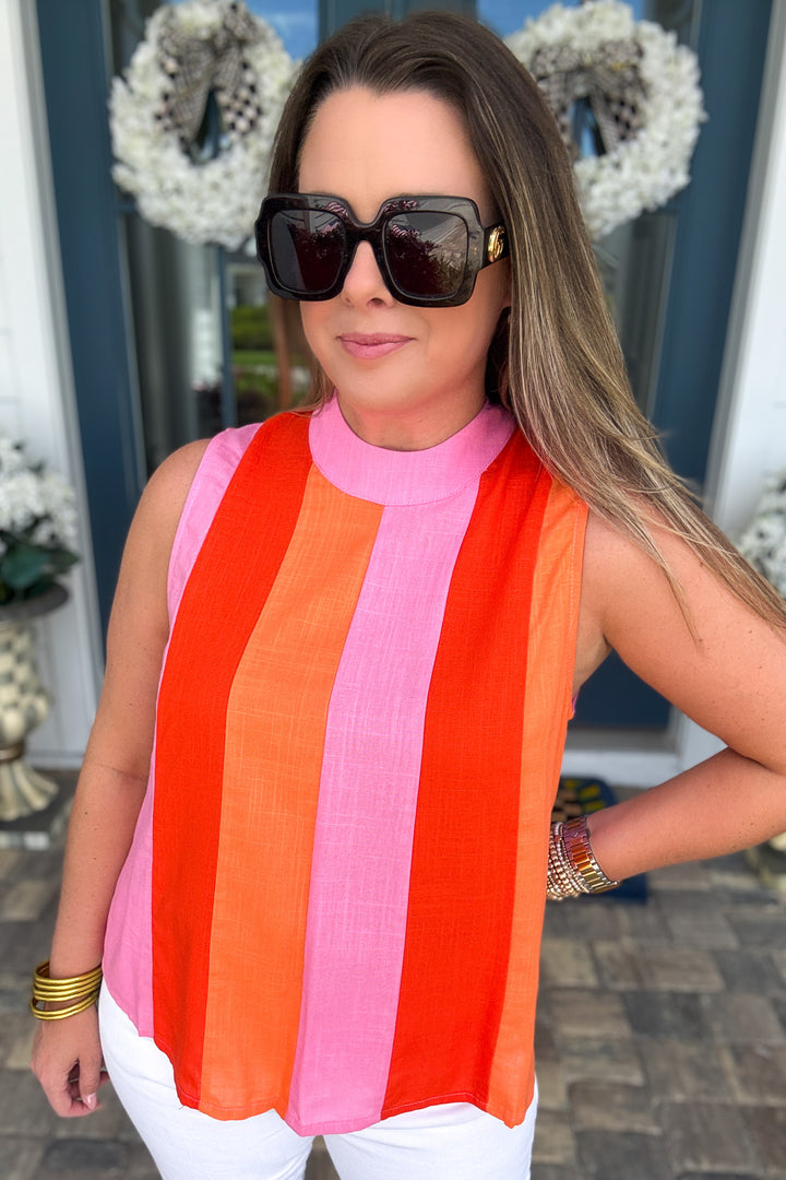 THML: Color Block Dream Halter Tank