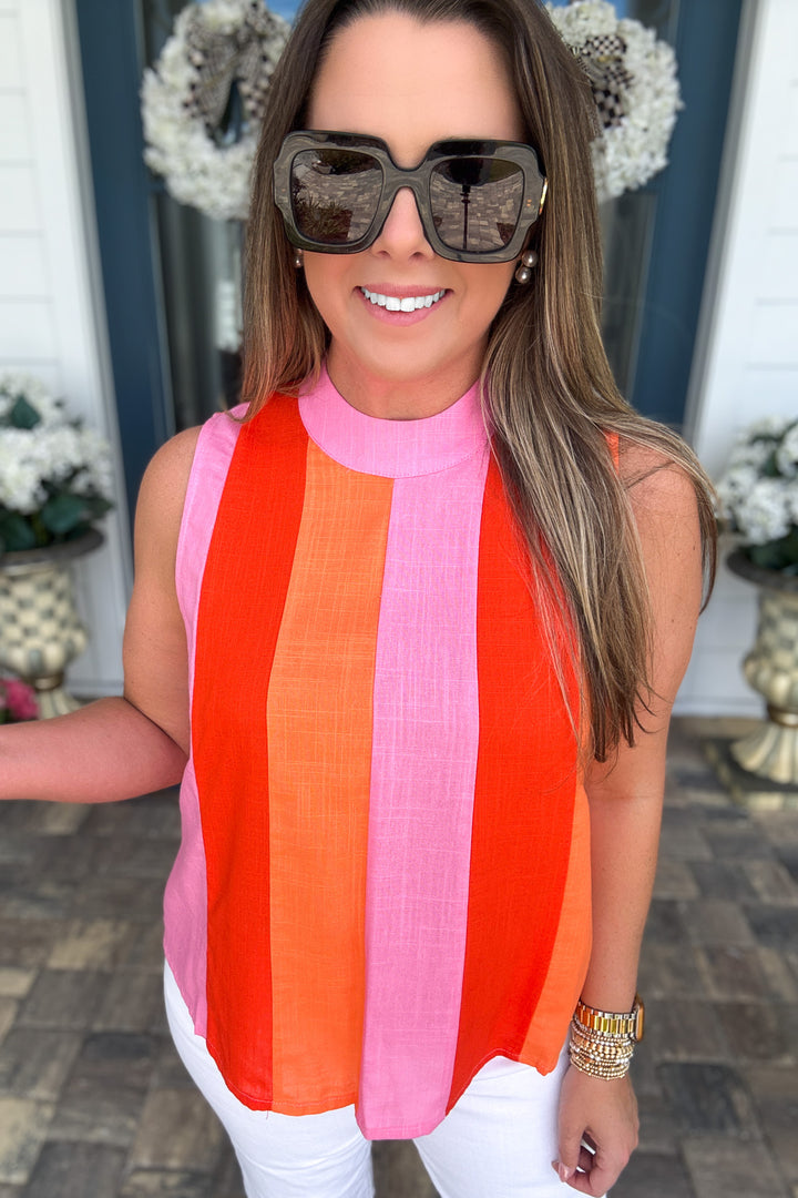 THML: Color Block Dream Halter Tank
