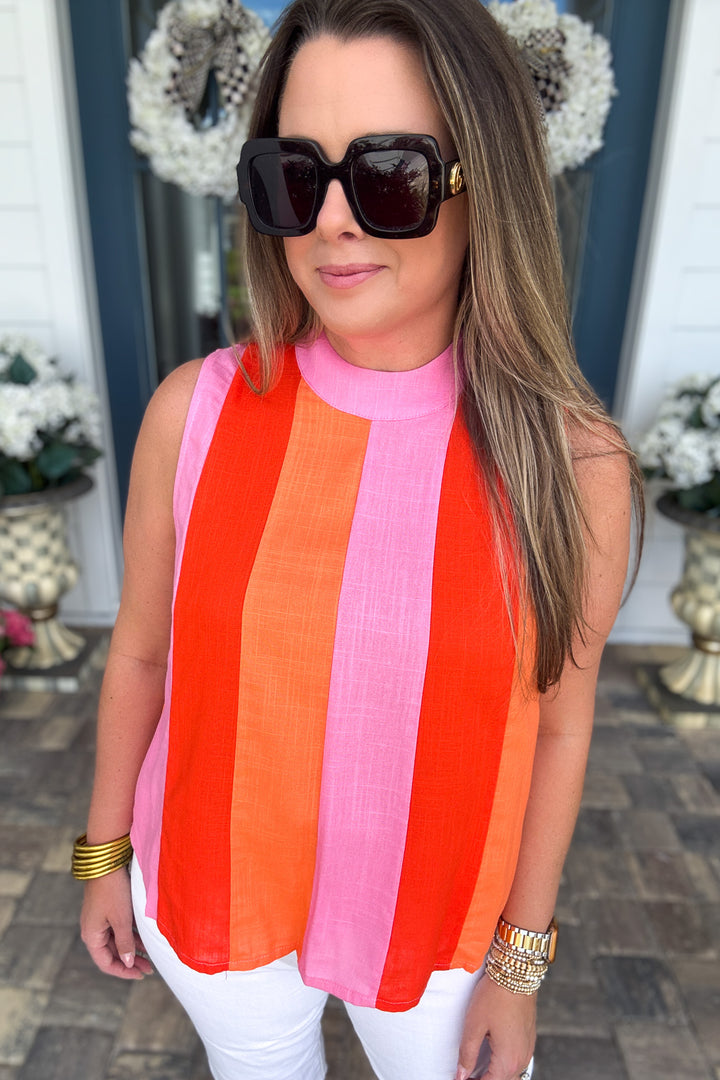 THML: Color Block Dream Halter Tank