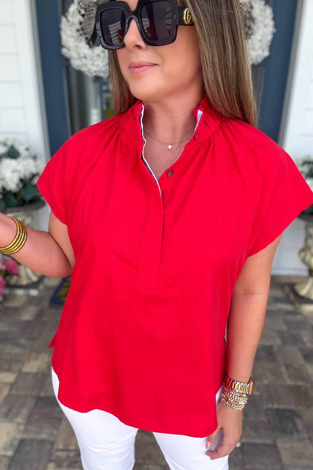 Simply Put Together Top - Red