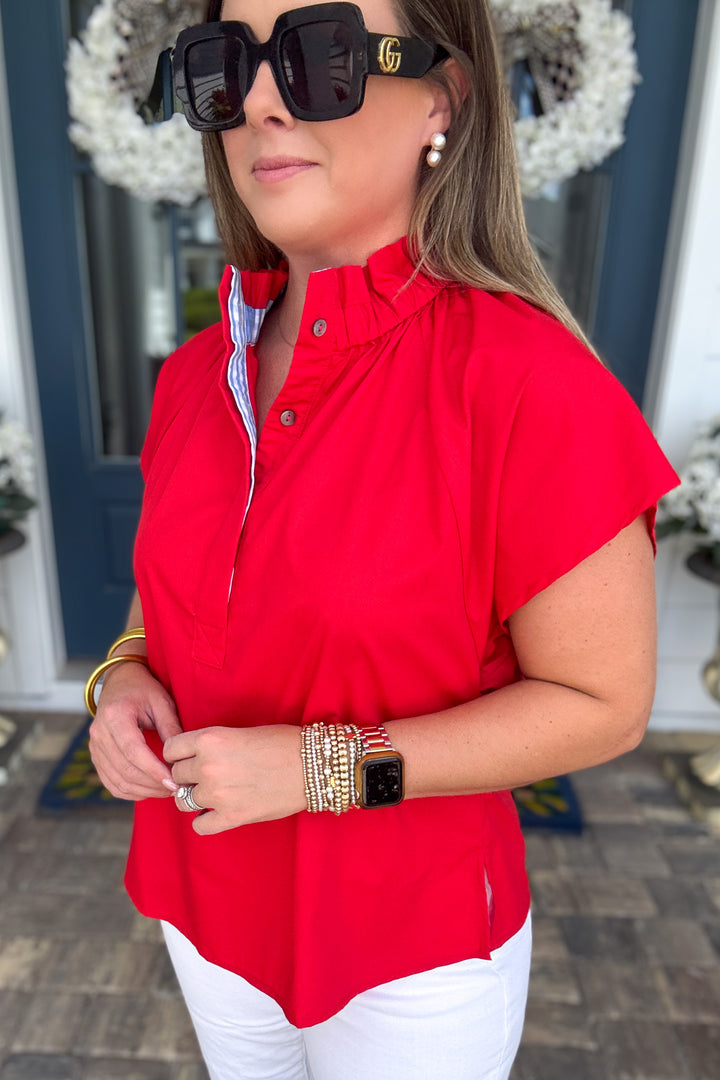Simply Put Together Top - Red