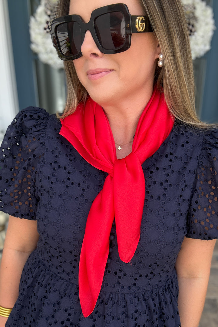 Red Silk Bandana