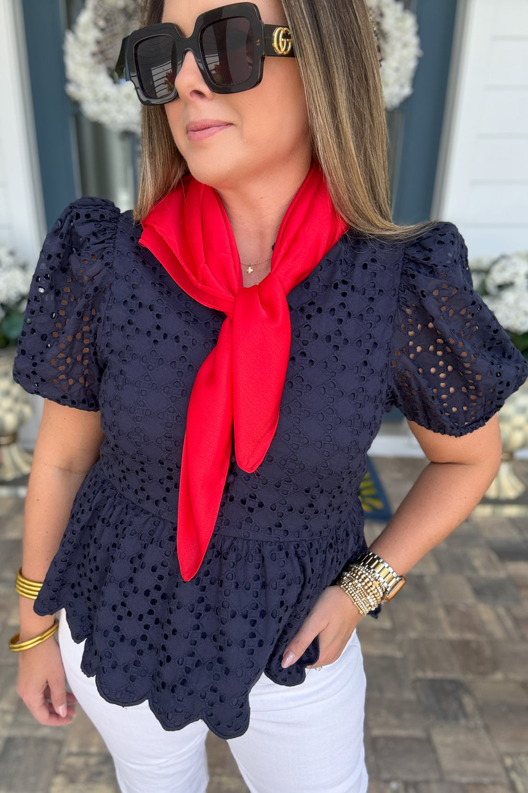 Red Silk Bandana