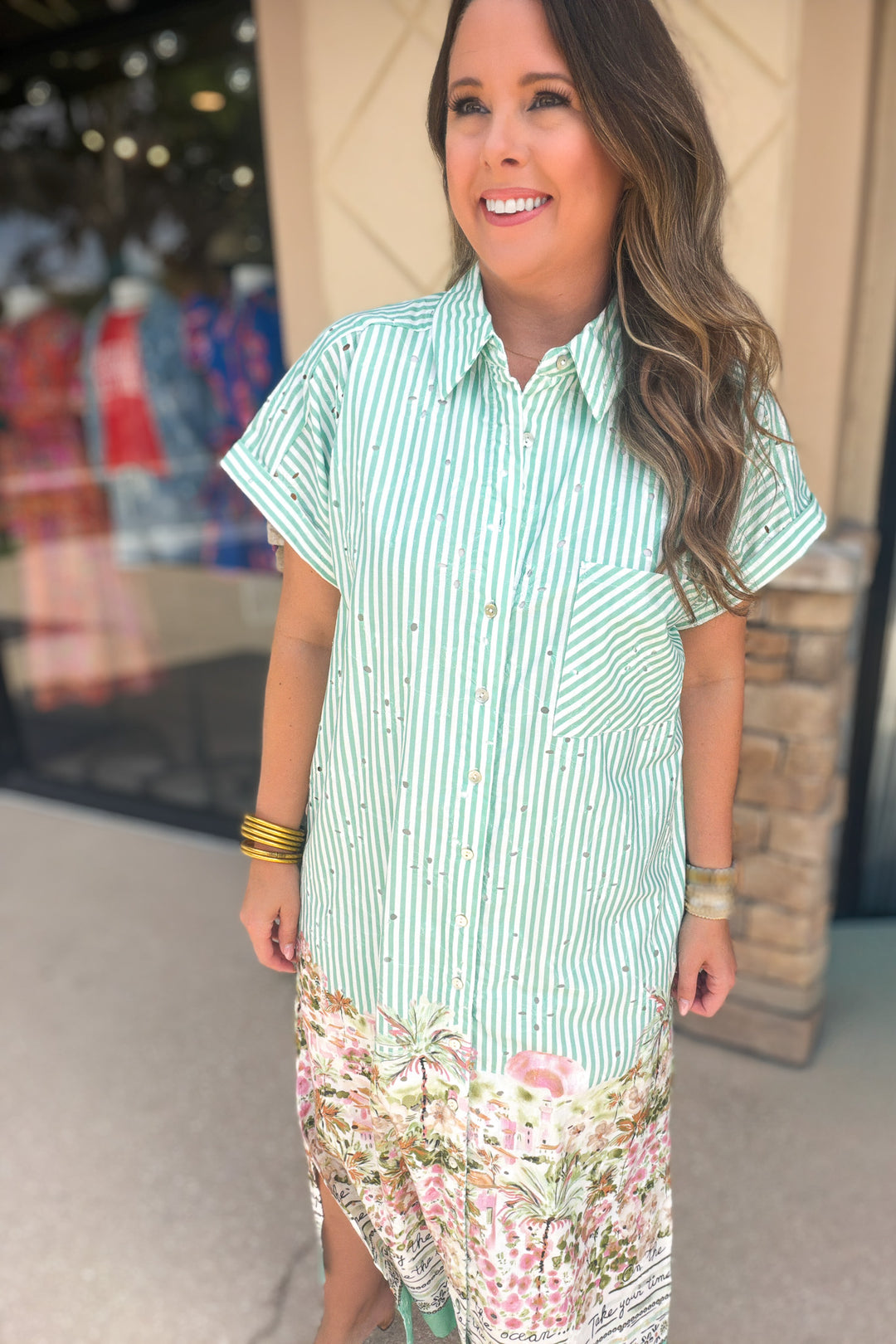 Off To Italy Midi Dress - Sage