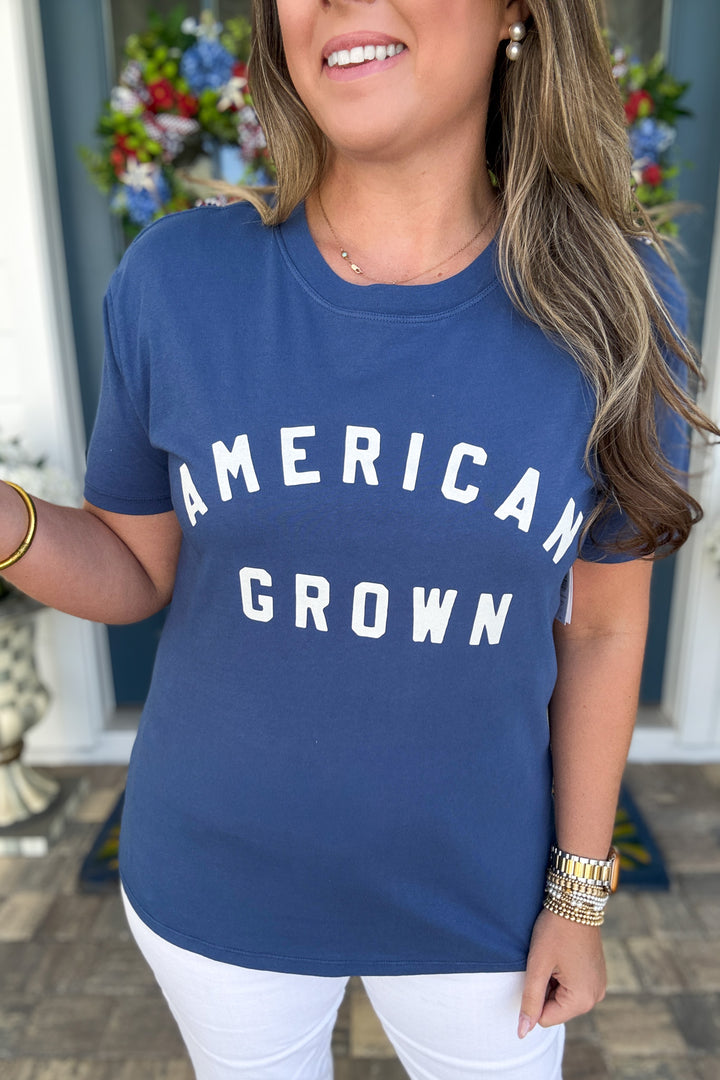 Z Supply: American Boyfriend Tee - True Navy