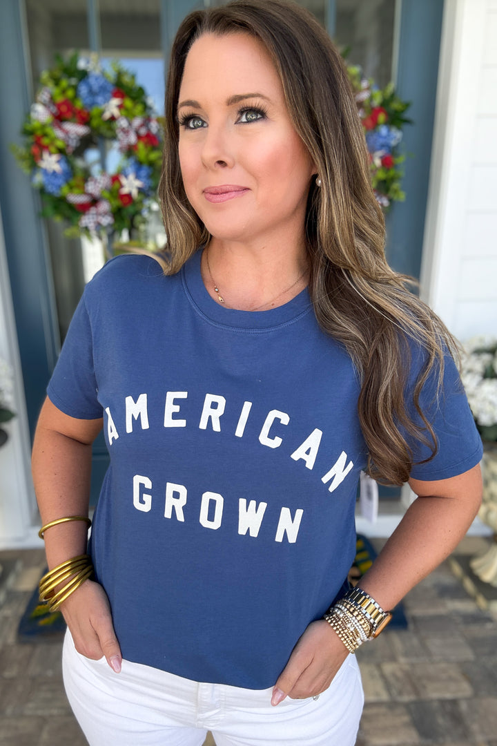 Z Supply: American Boyfriend Tee - True Navy