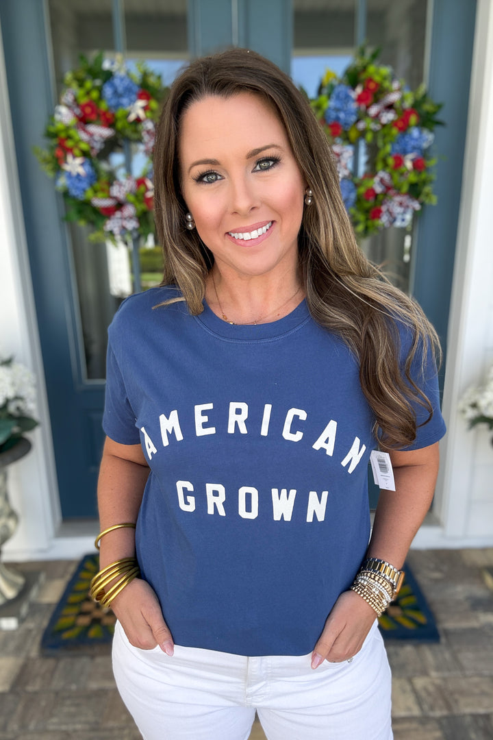 Z Supply: American Boyfriend Tee - True Navy