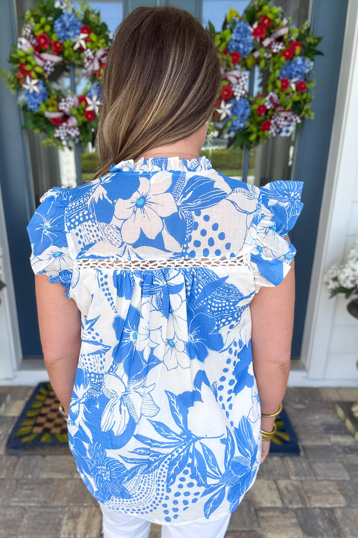 Coastal Breeze Flutter Top