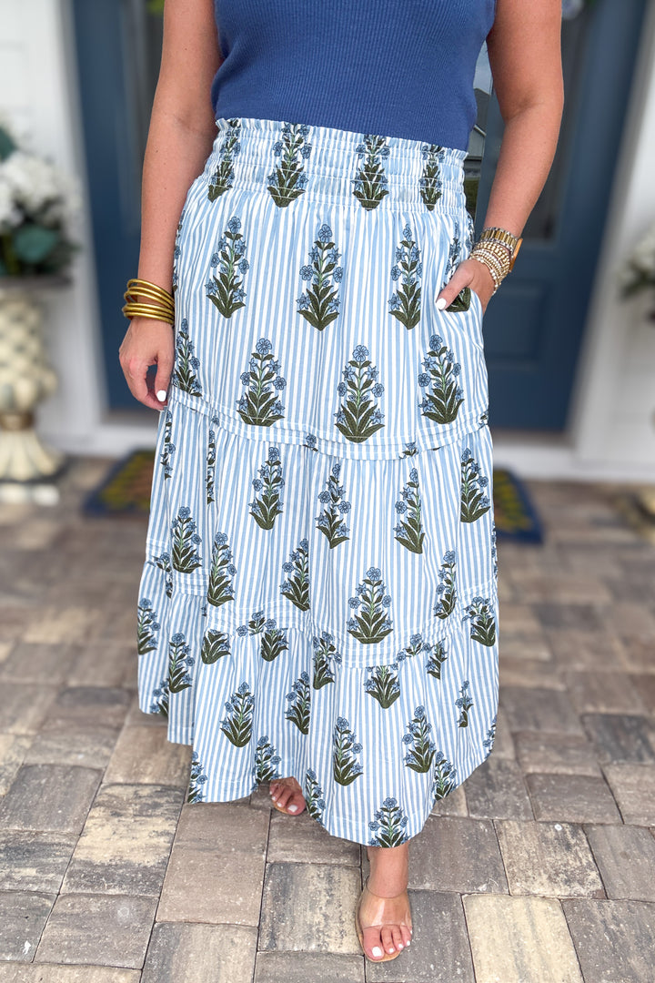 THML: Bluebell Garden Maxi Skirt