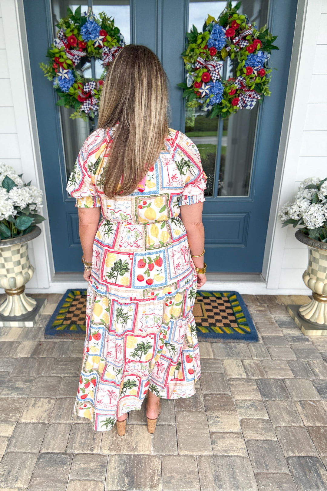 THML: Amalfi Market Maxi Dress