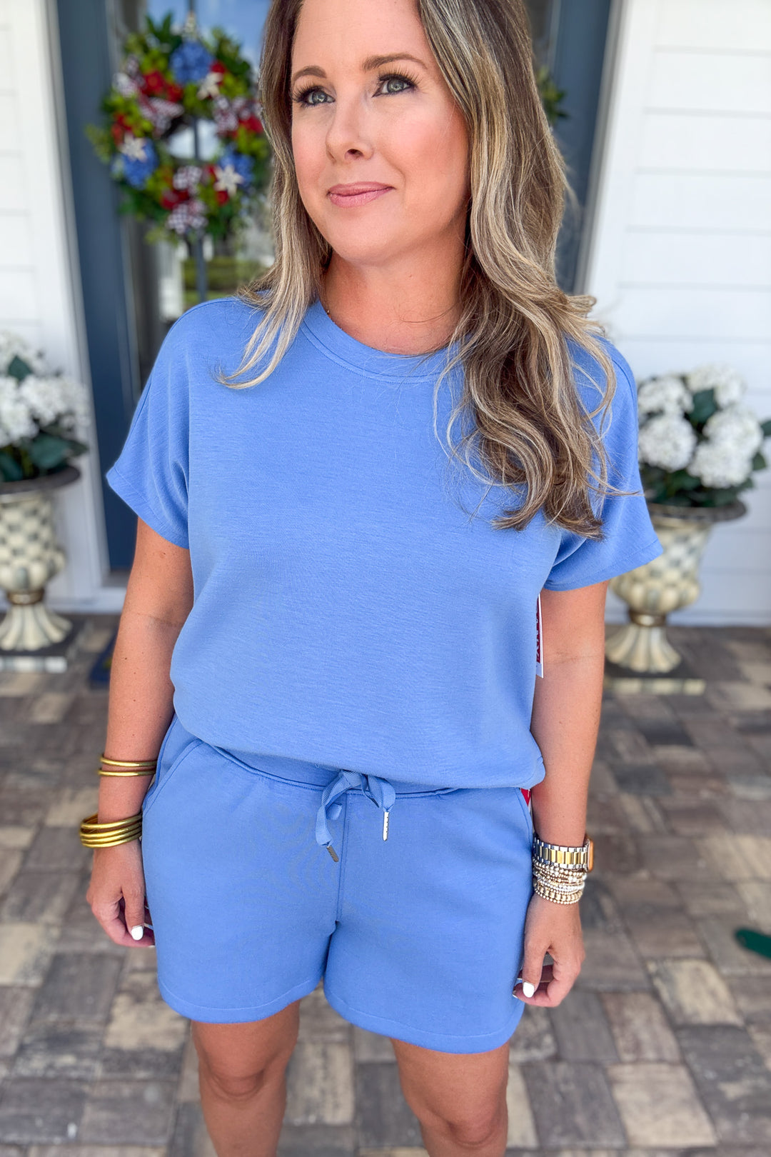 SPANX AirEssentials® Short, 5" - Sky Blue
