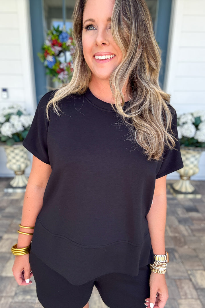 SPANX AirEssentials® Crewneck Tee - Very Black