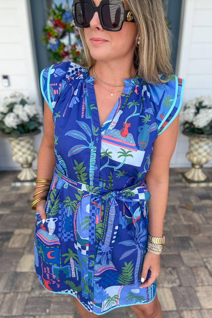 Punta Alta Ruffle Mini Dress