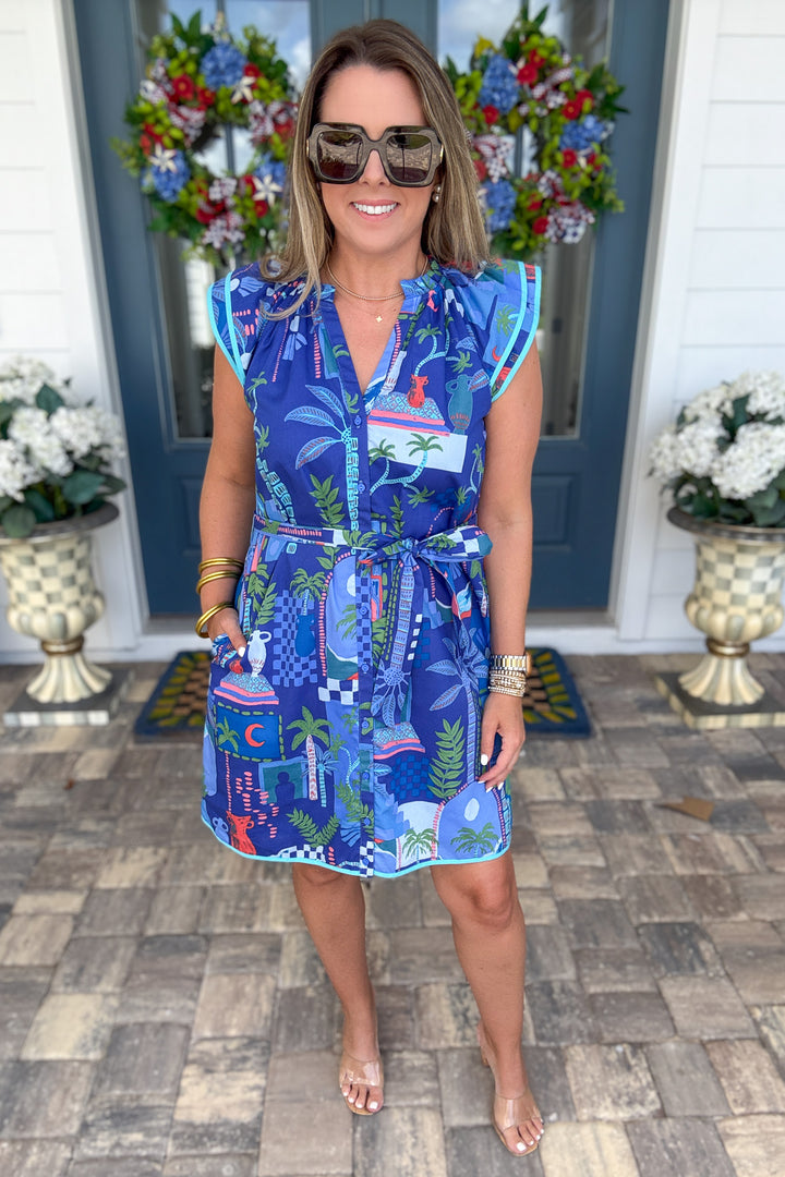 Punta Alta Ruffle Mini Dress
