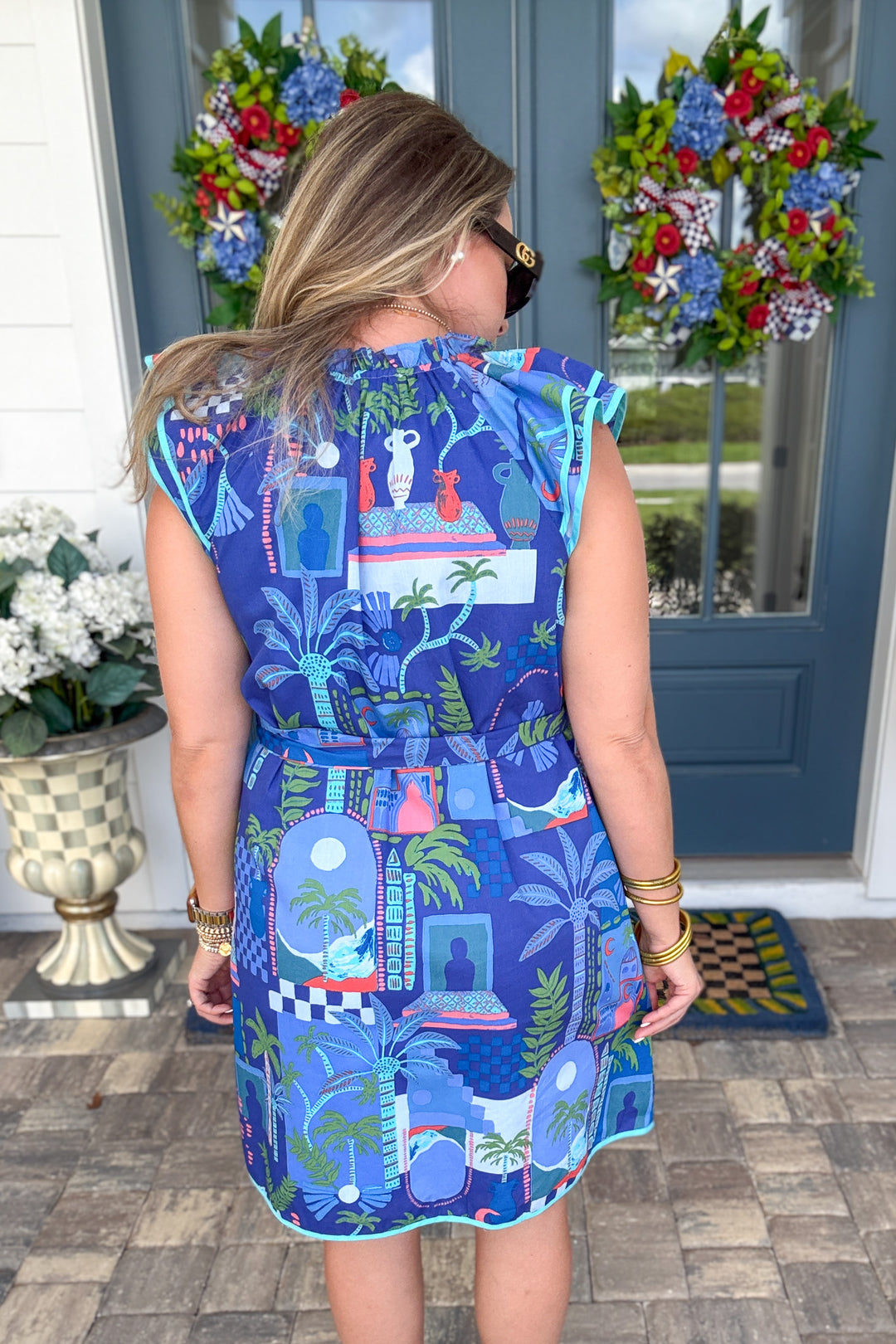 Punta Alta Ruffle Mini Dress