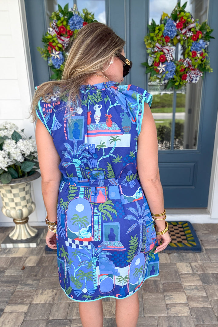 Punta Alta Ruffle Mini Dress