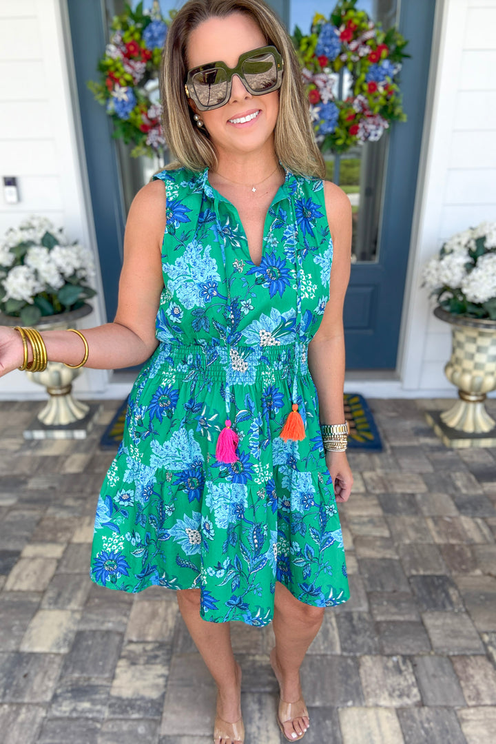 THML: Long To Run Smocked Dress