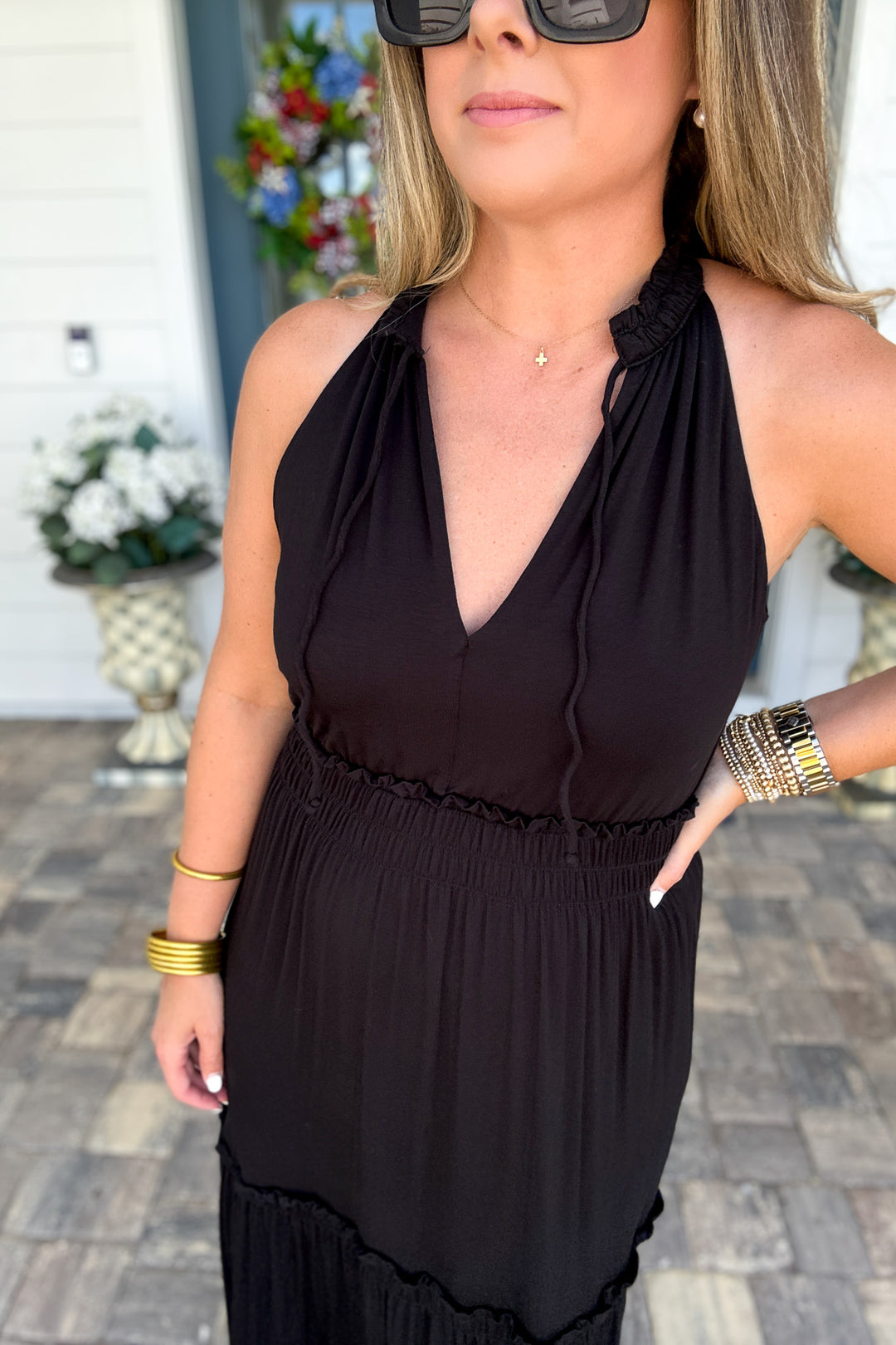 Z Supply: Rhea Midi Dress - Black