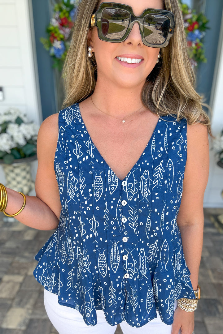 THML: Coastal Catch Tank Top