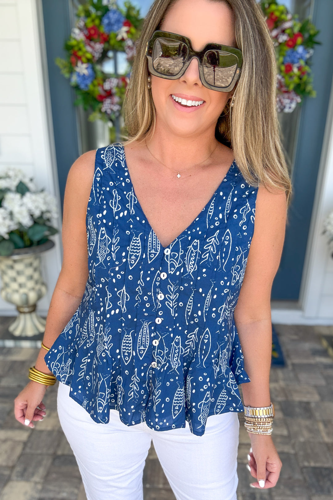 THML: Coastal Catch Tank Top