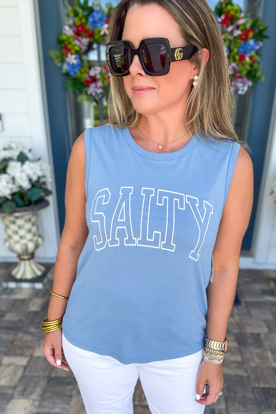 Z Supply: Salty Muscle Tank - Boathouse