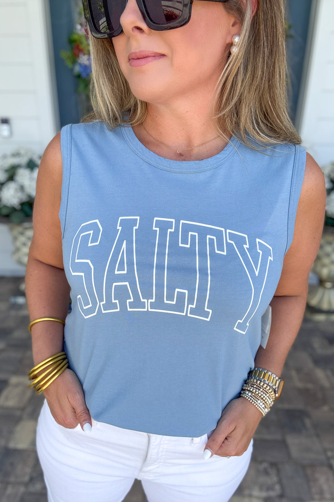 Z Supply: Salty Muscle Tank - Boathouse