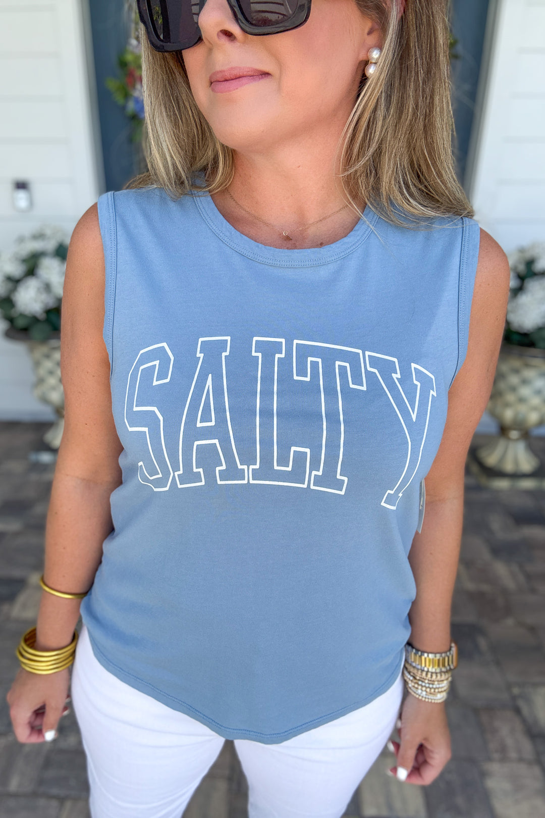 Z Supply: Salty Muscle Tank - Boathouse