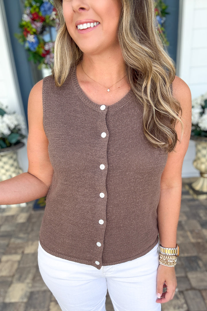 Z Supply: Syd Sweater Vest - Pebble Coast