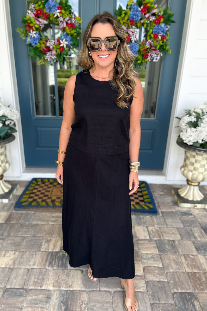 Z Supply: Meryl Midi Skirt - Black