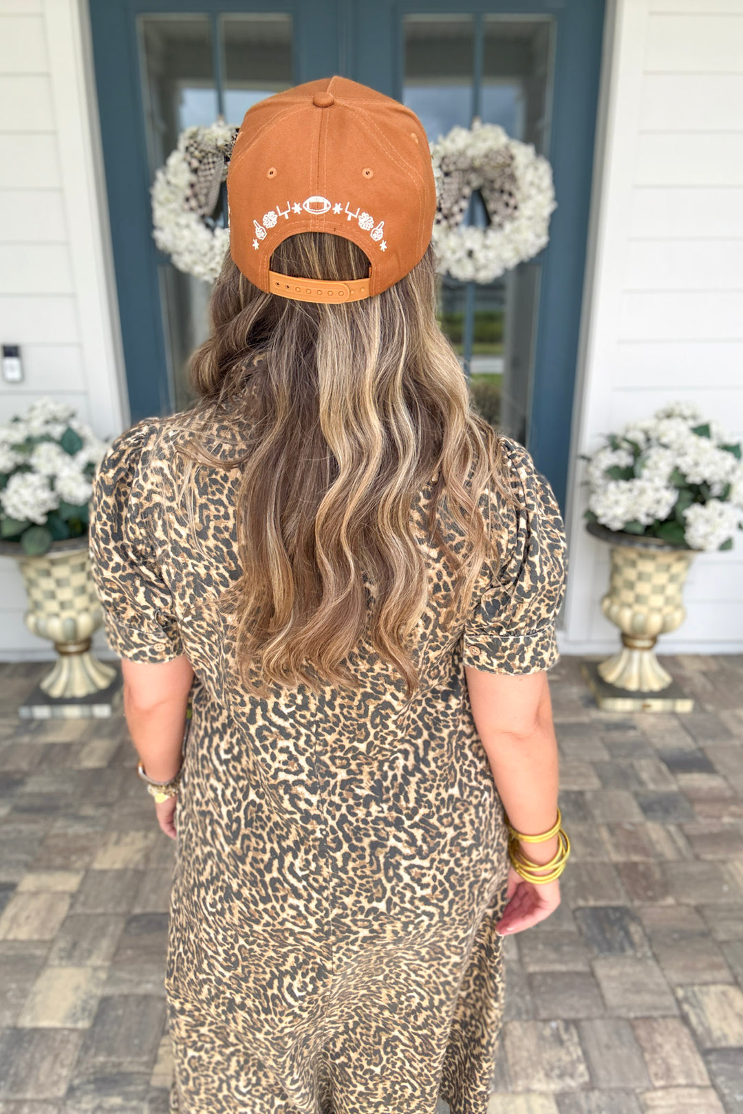 Golden Hour Leopard Midi Dress