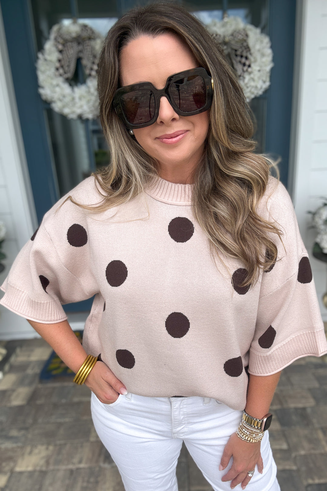 Polka Dot Perfection Sweater