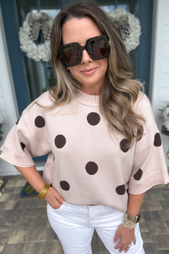 Polka Dot Perfection Sweater