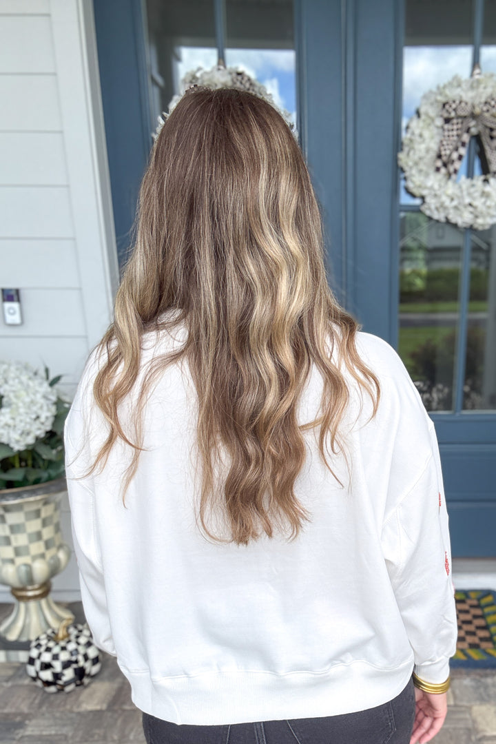 Mary Square: Millie Sweatshirt - Bow Pumpkins