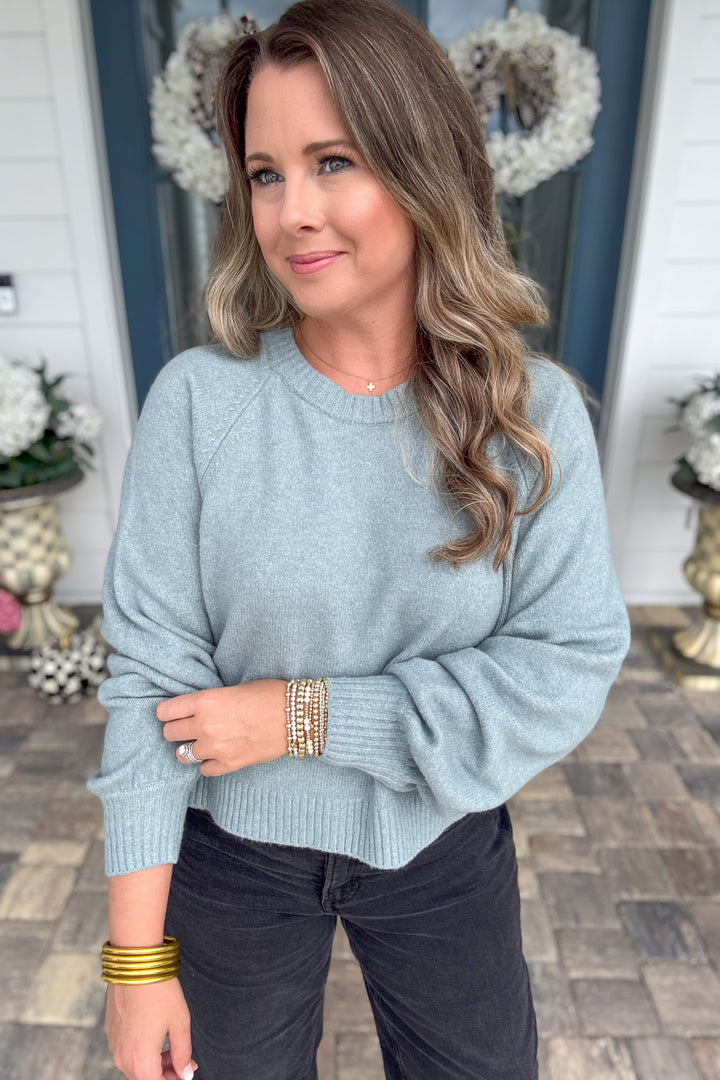 Z Supply: Coming Up Sweater - Soft Succulent