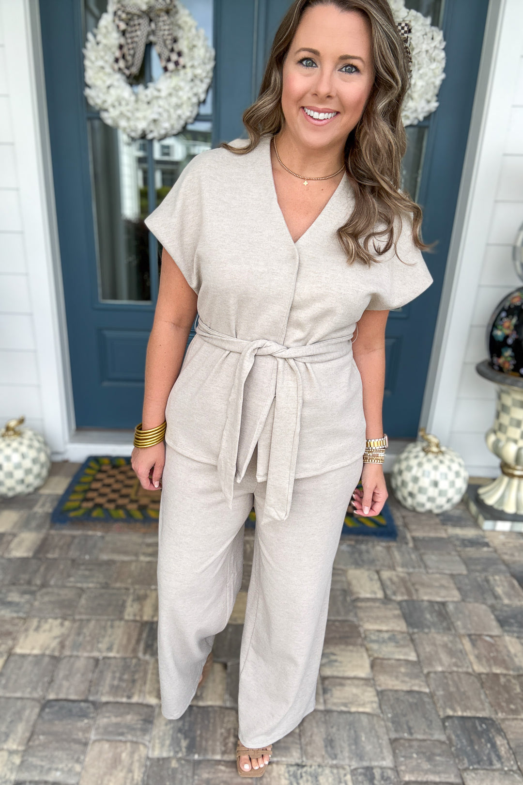 Effortless Elegance Pant - Beige