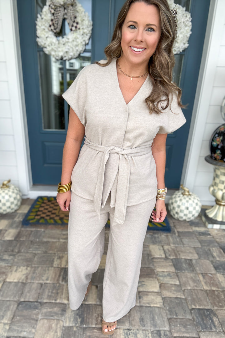 Effortless Elegance Pant - Beige