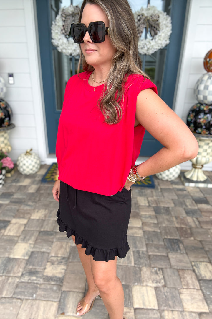 Bubble Saturday Tank - Red