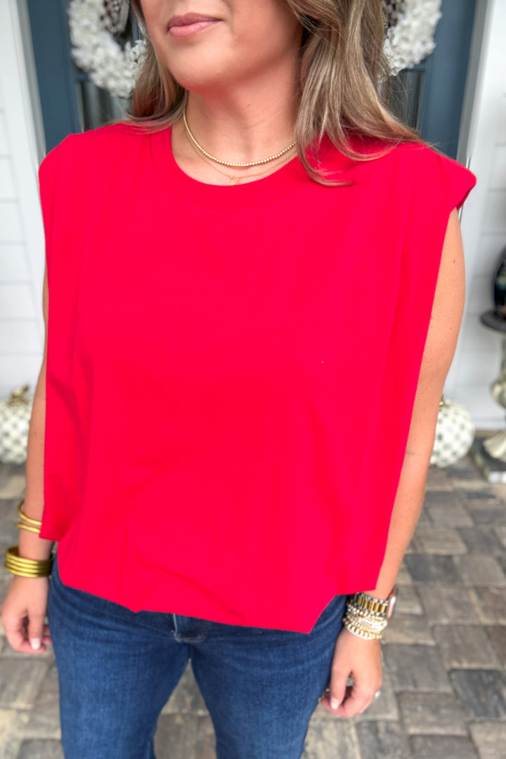 Bubble Saturday Tank - Red