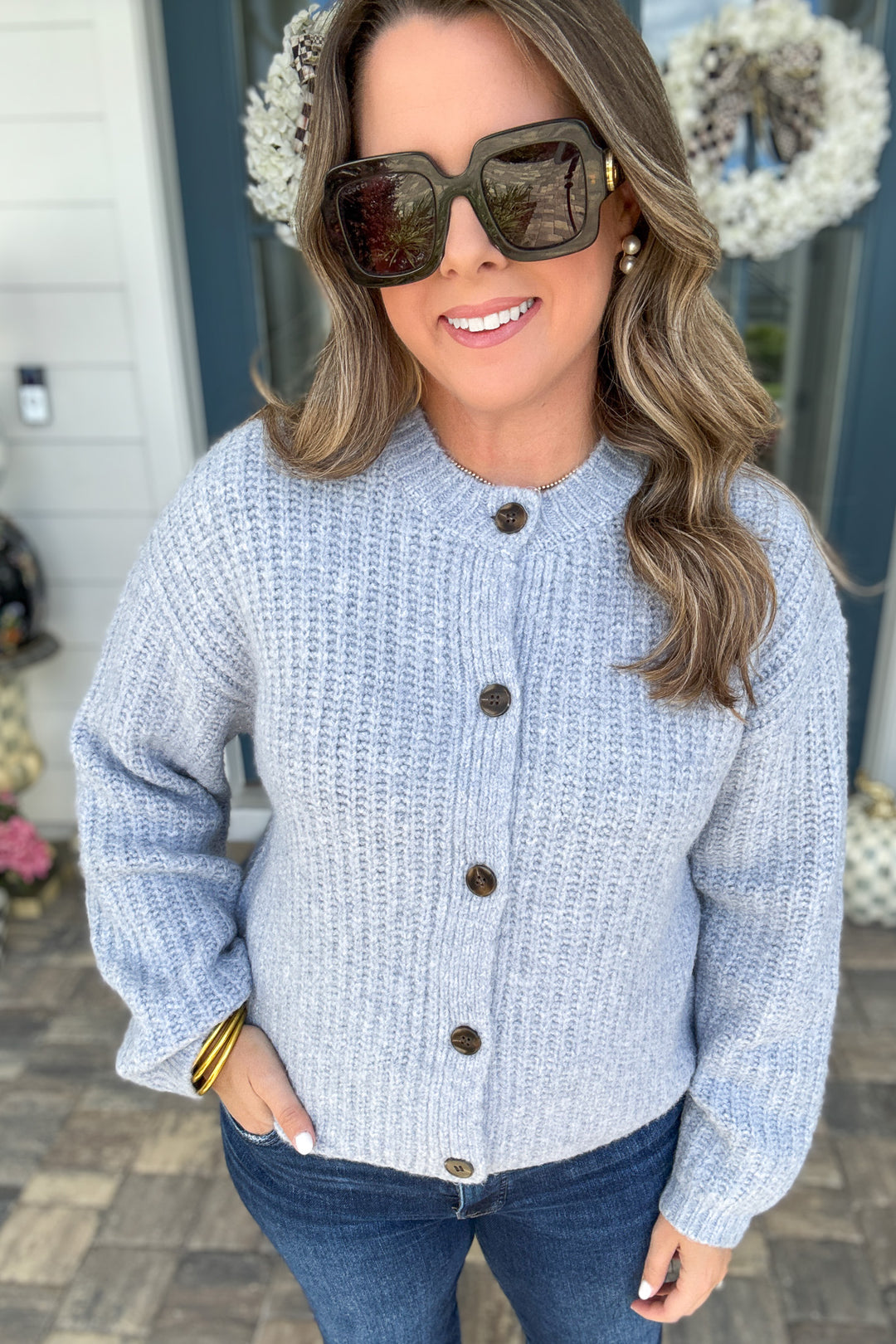 Z Supply:  Rosemont Mohair Cardigan - Silverlake