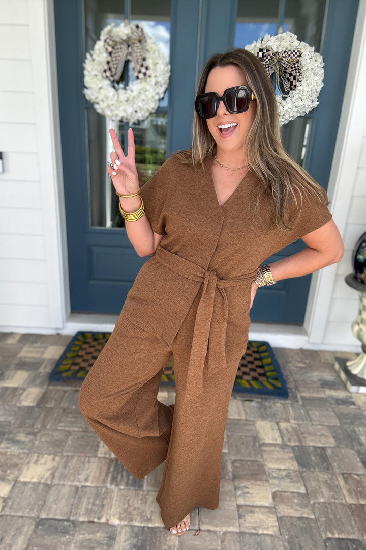 Effortless Elegance Pant - Mocha