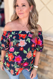 Off The Shoulder Tropics Top