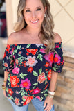 Off The Shoulder Tropics Top