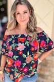 Off The Shoulder Tropics Top