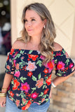 Off The Shoulder Tropics Top