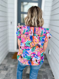 THML: To Be Smocked Floral Top