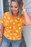 Queen Of Sparkles: Candy Corn Tee