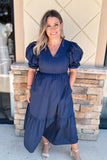 Moving In Maxi Dress - Navy