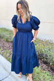 Moving In Maxi Dress - Navy
