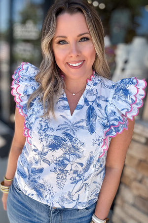 Whimsy Southern Blouse