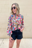 THML: Dreaming Of Leopard Spring Blouse
